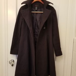 Victoria's Secret Via empire waist wool coat